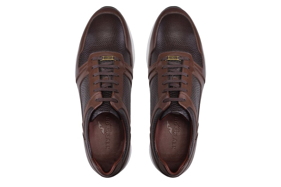 Kahverengi Sneaker Erkek Ayakkabı -10429-