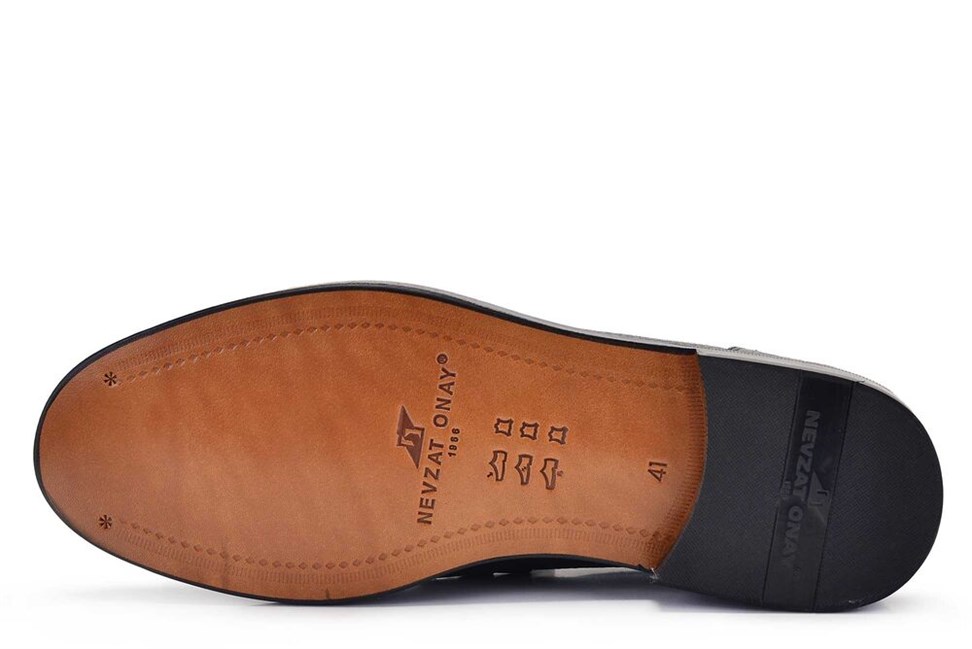 Klasik Tokalı Kösele Erkek Ayakkabı -11678-