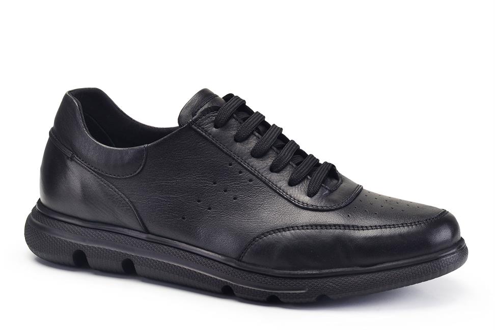 Siyah Bağcıklı Sneaker -2332122-