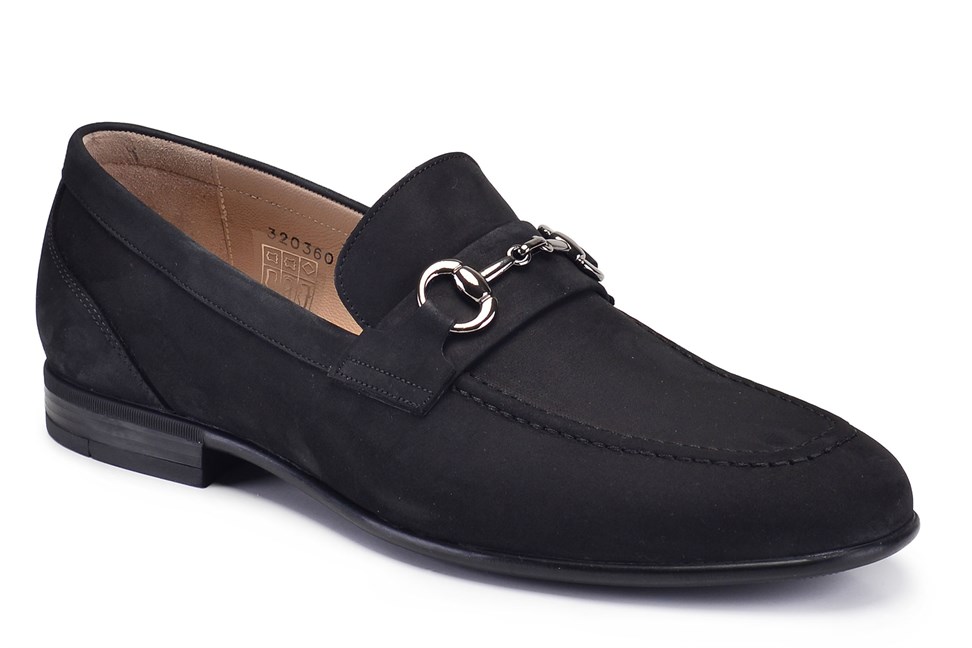 Siyah Günlük Loafer Erkek Ayakkabı -12219-