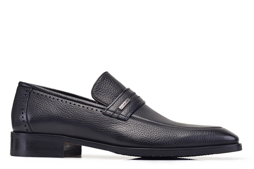 Siyah Günlük Loafer Erkek Ayakkabı -12415-