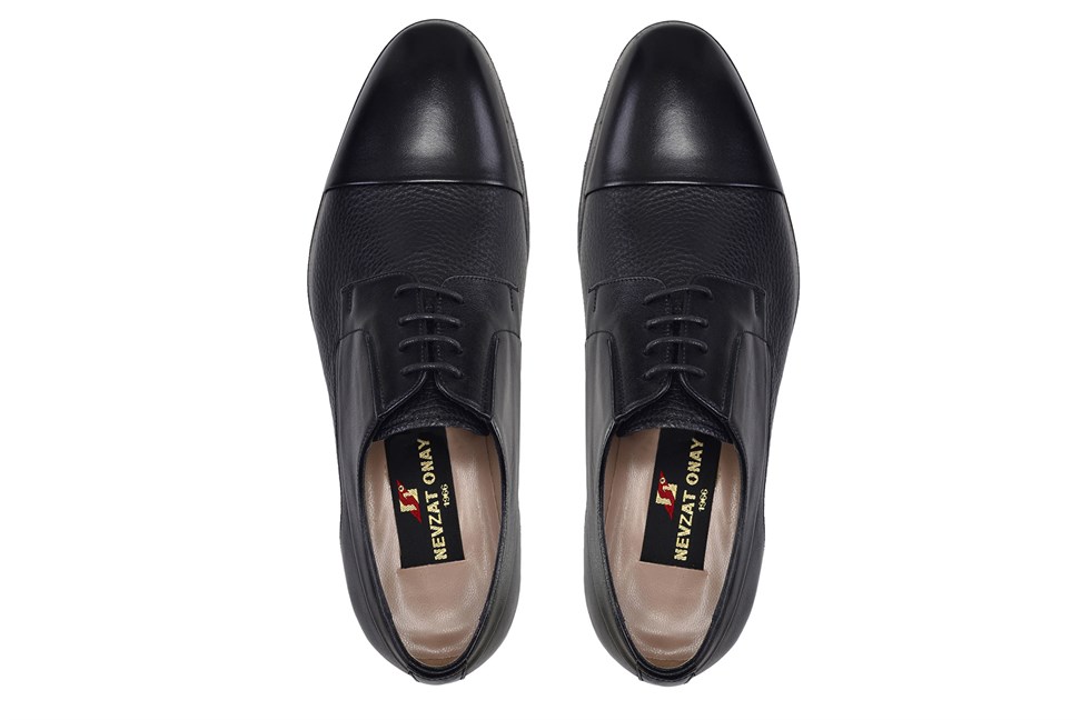 Siyah Klasik Bağcıklı Erkek Ayakkabı -11998-