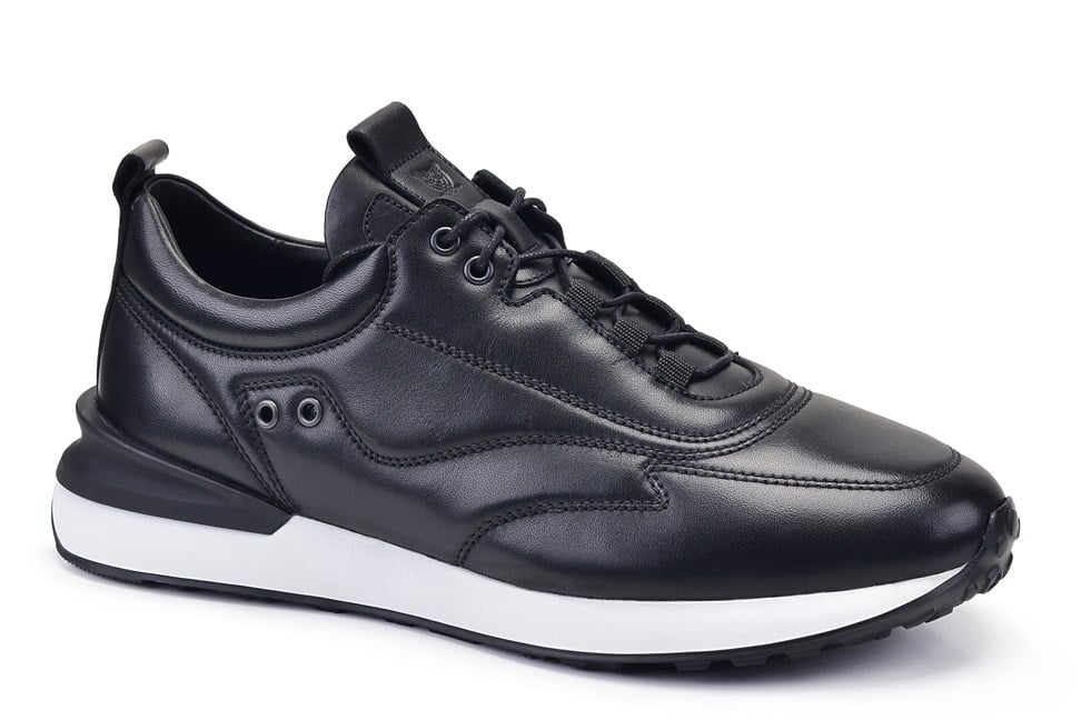 Siyah Sneaker Erkek Ayakkabı -12661-