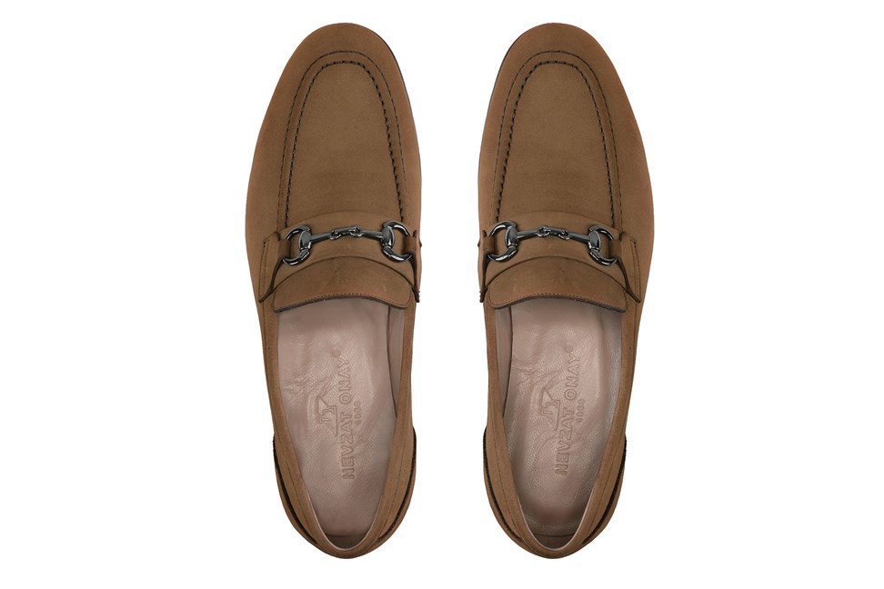 Tarçın Klasik Loafer Kösele Erkek Ayakkabı -12228-