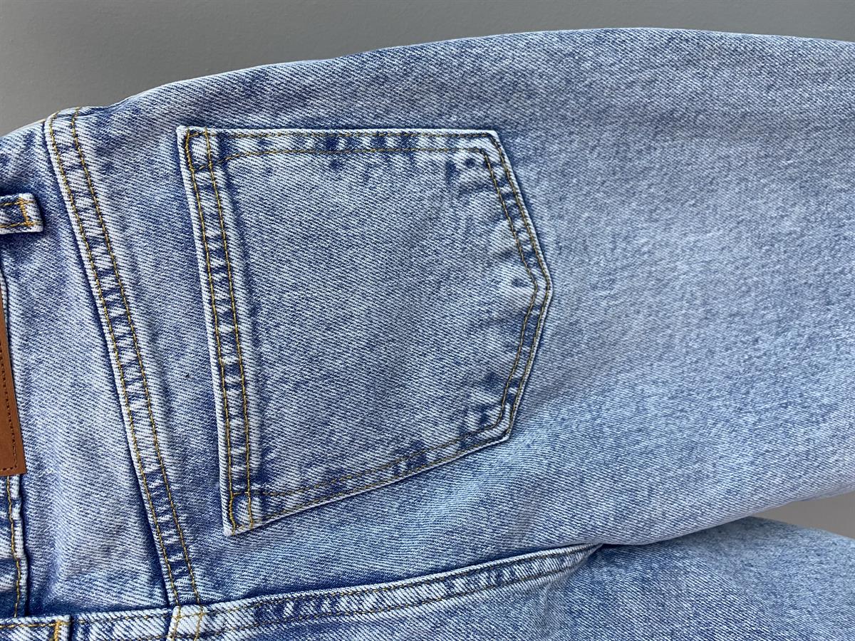 Açık Mavi Boyfriend Jean