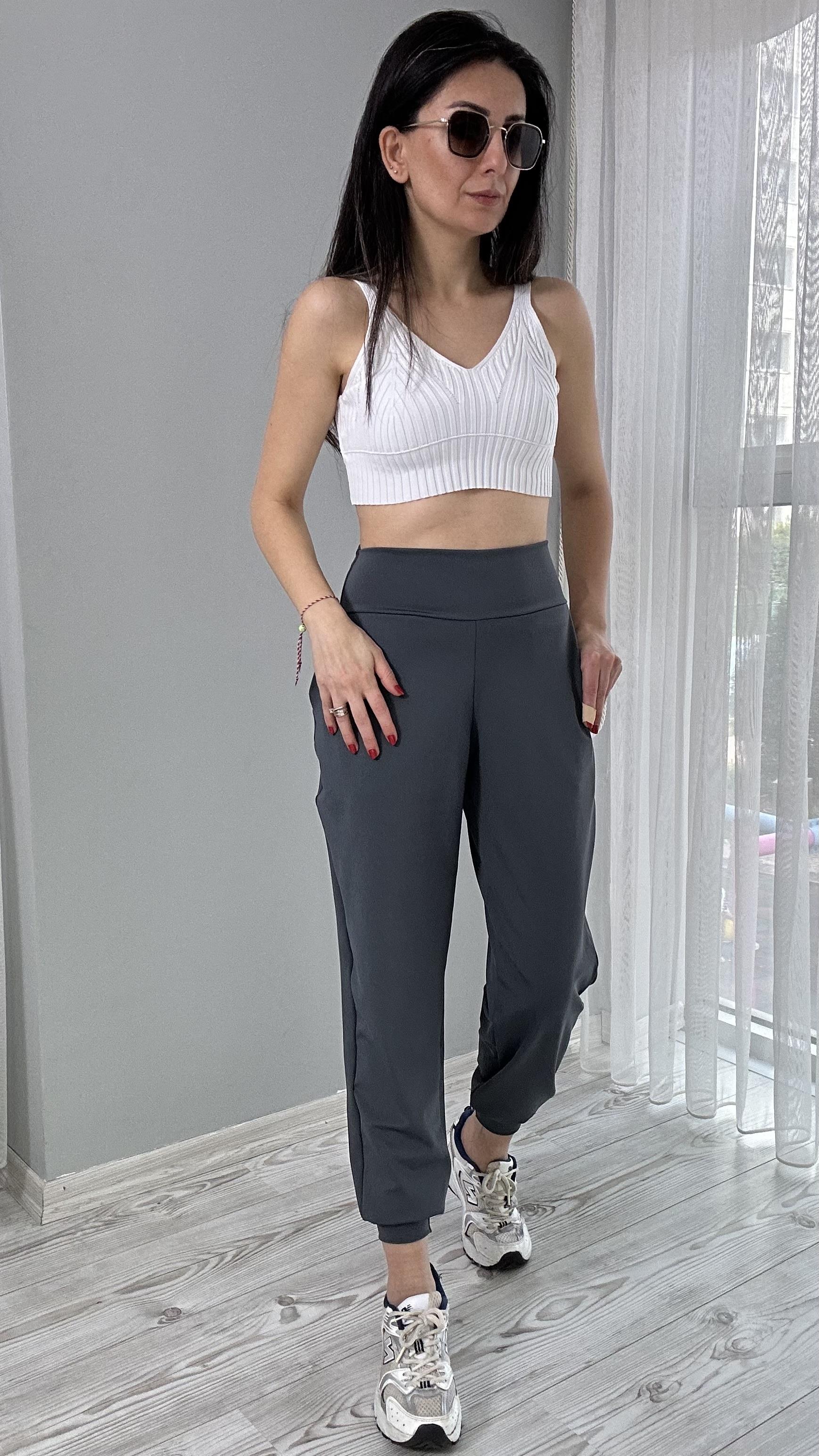 Antrasit Oysho Comfort Jogger
