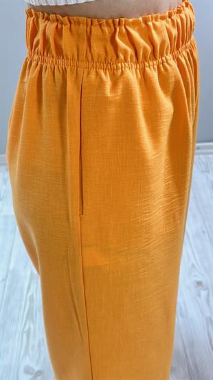 Orange Keten Pantolon