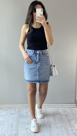 Mavi Denim Kot Etek