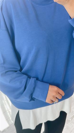Saks Scuba Kumaş Sweatshirt