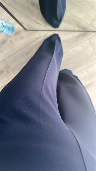 Lacivert Bol Paça Pantolon