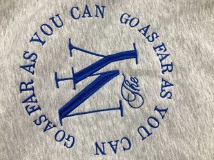 Gri Ny Nakışlı Sweatshirt