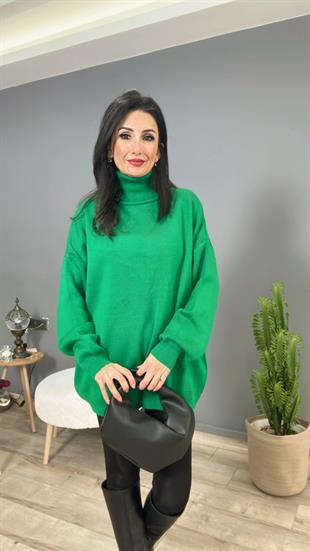 Benetton Balıkçı Yaka Triko Kazak