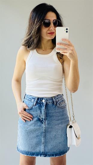 Mavi Denim Kot Etek