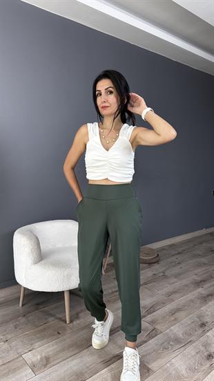 Haki Oysho Comfort Jogger