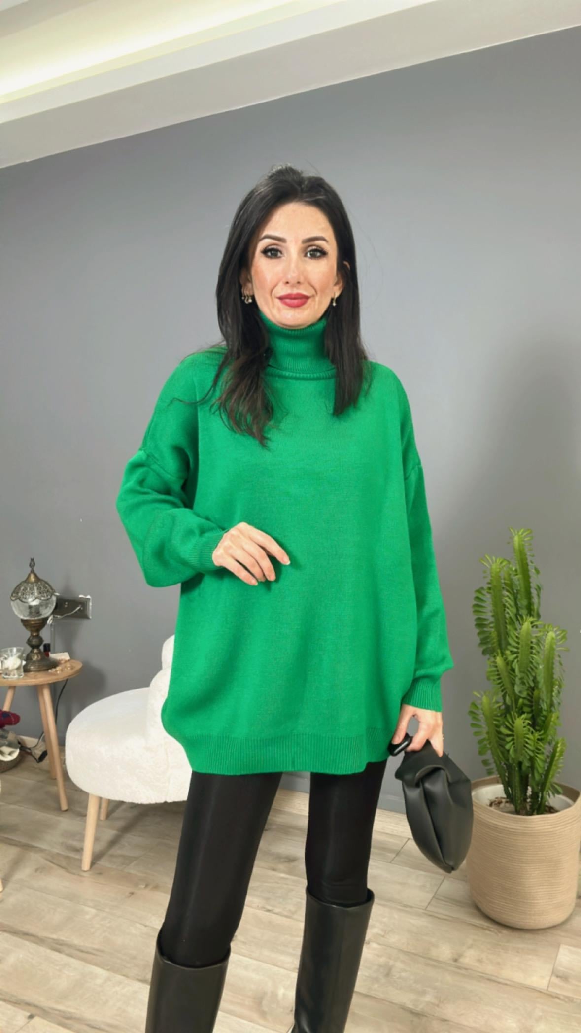Benetton Balıkçı Yaka Triko Kazak