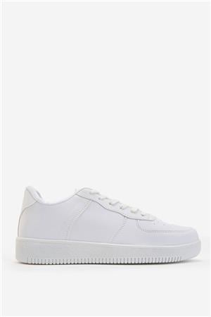Unisex Spor Sneaker Ayakkabı BEYAZ-BEYAZ