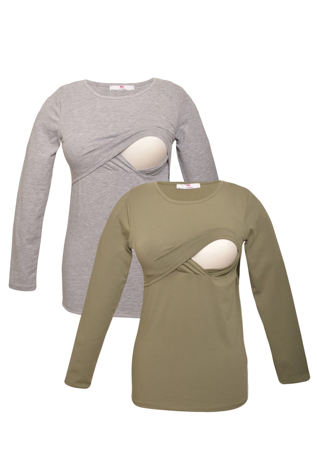 LuvmaBelly MYRA2704_2707 Emzirme tshirt seti