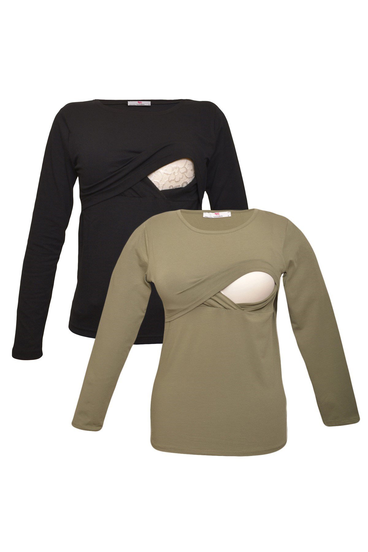 LuvmaBelly MYRA2701_2707 Emzirme tshirt seti
