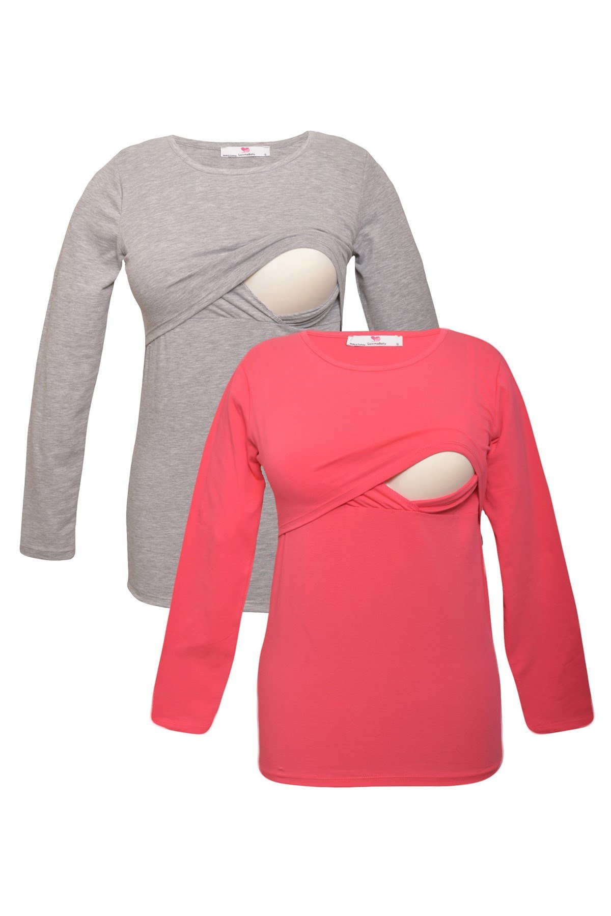 LuvmaBelly MYRA2704_2705 Emzirme tshirt seti