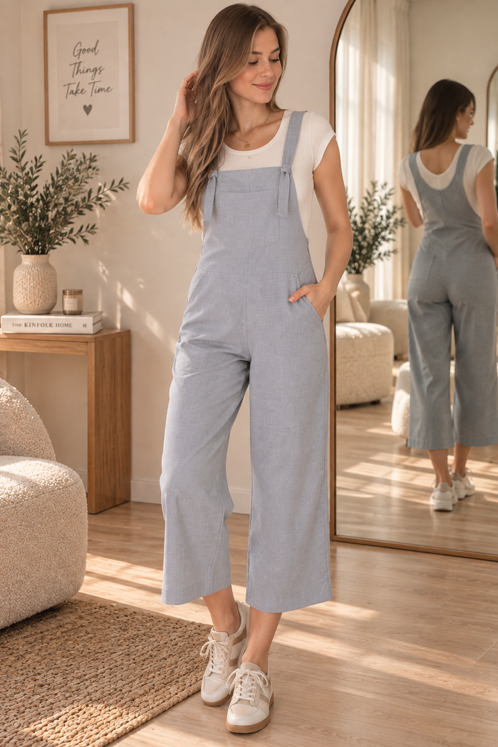 Palena PLNL6100 - Gri Kadın Salopet
