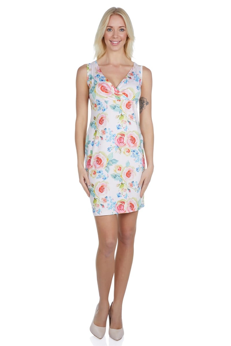 Polkadot 5501 Çiçekli Elbise