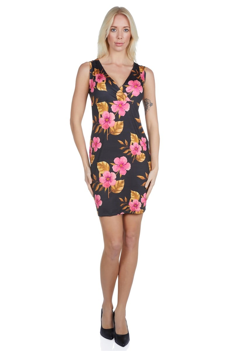 Polkadot 5508 Çiçekli Elbise