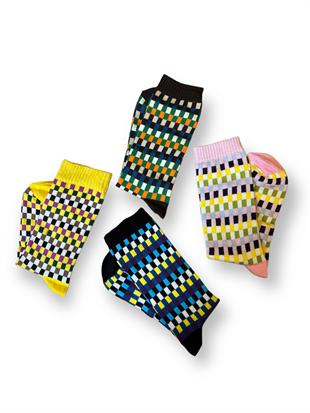 Pola Unisex 4'lü Kaliteli Soket Çorap