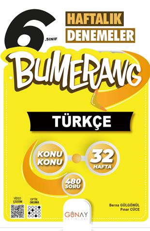 Bumerang 32 Haftalık Türkçe Denemeleri 6. Sınıf
