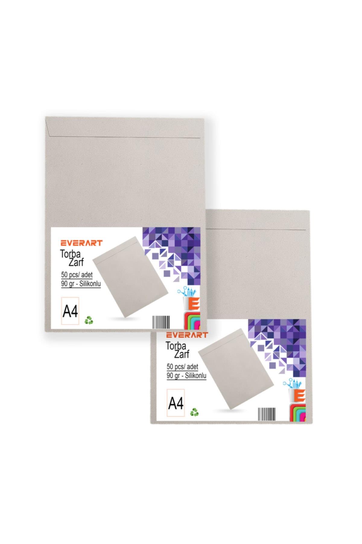 everart Torba Zarf 32x42 Kraft 90 Gr Silikonlu 100 Lü TYC00357614110
