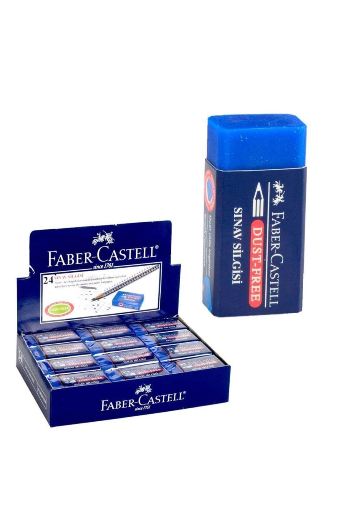 Faber-castell 24'lü Sınav Silgisi Mavi Plt-6675327
