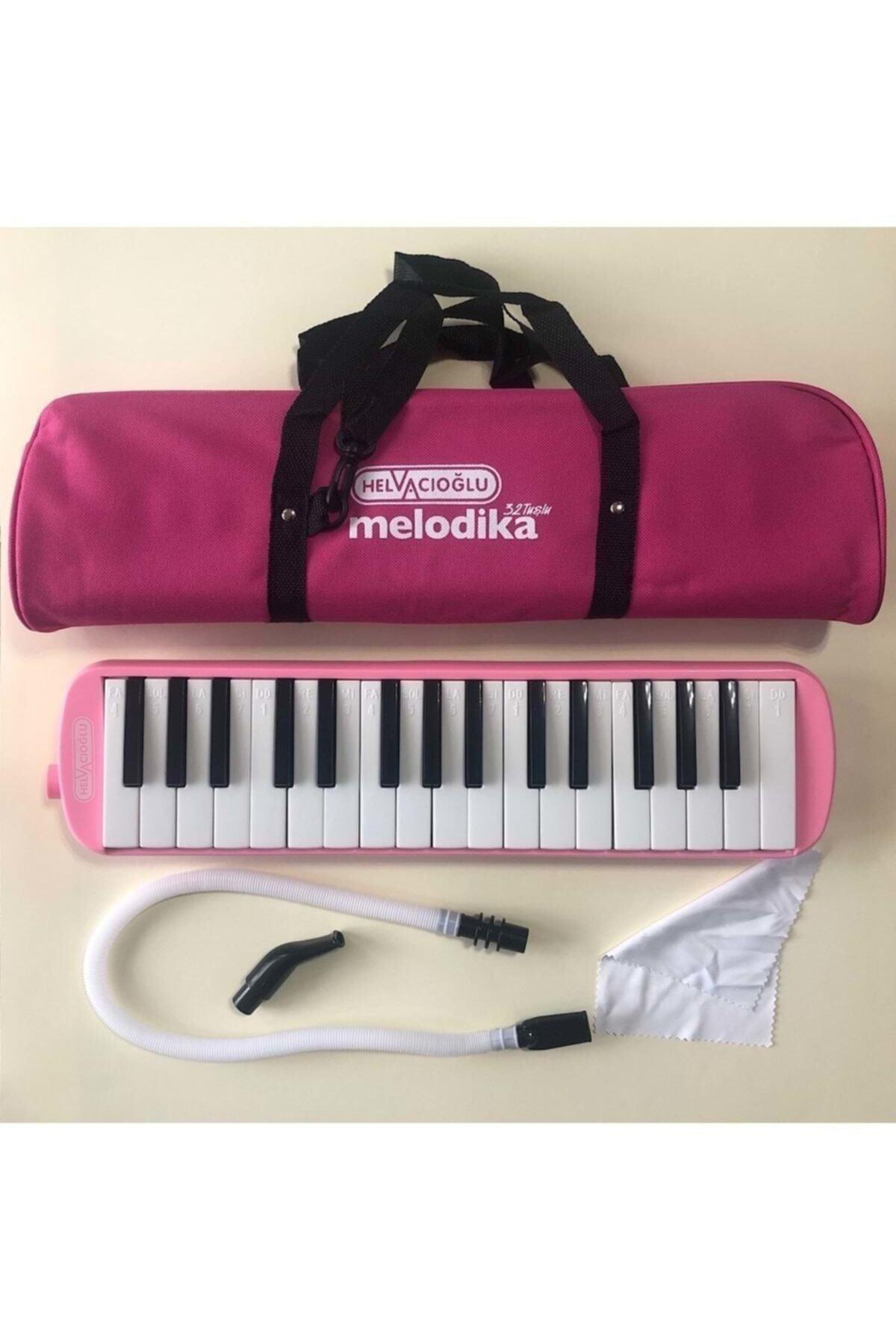 Helvacıoğlu 32k 32 Tuşlu Melodika Bez Çantalı - Pembe. ultsST07292
