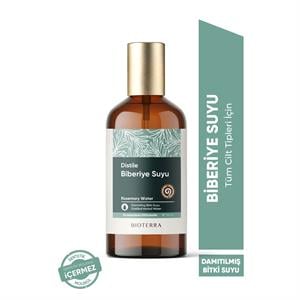 Bioterra Biberiye Suyu 100 ml - Rosemary Water (Dökülme Karşıtı ve Hızlı Saç Uzatma Toniği) 