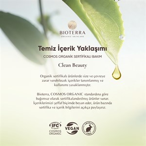 Bioterra Organik Aloe Vera Jel – Yüz, Vücut ve Saç İçin Nemlendirici 250 ml 