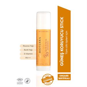 Bioterra Organik Güneş Koruyucu Stick 15 gr Sun Stick SPF50+