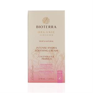 Bioterra Organik İntense Hydra Soothing Cream Yoğun Nemlendirici Yatıştırıcı (Propolis Aynısafa) Krem 50 ml