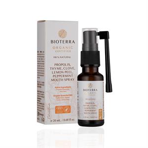 Bioterra Organik Propolis Kekik Karanfil Boğaz Spreyi 20 ml