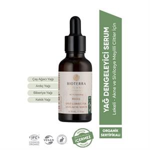 Bioterra Organik Sertifikalı Regul Leke Giderici Akne Karşıtı Serum 30 ml