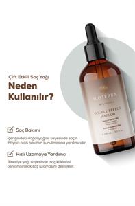 Bioterra Saç Uzatıcı & Yeni Saç Oluşumu Destekleyen Bakım Yağı – Double Effect 100ml