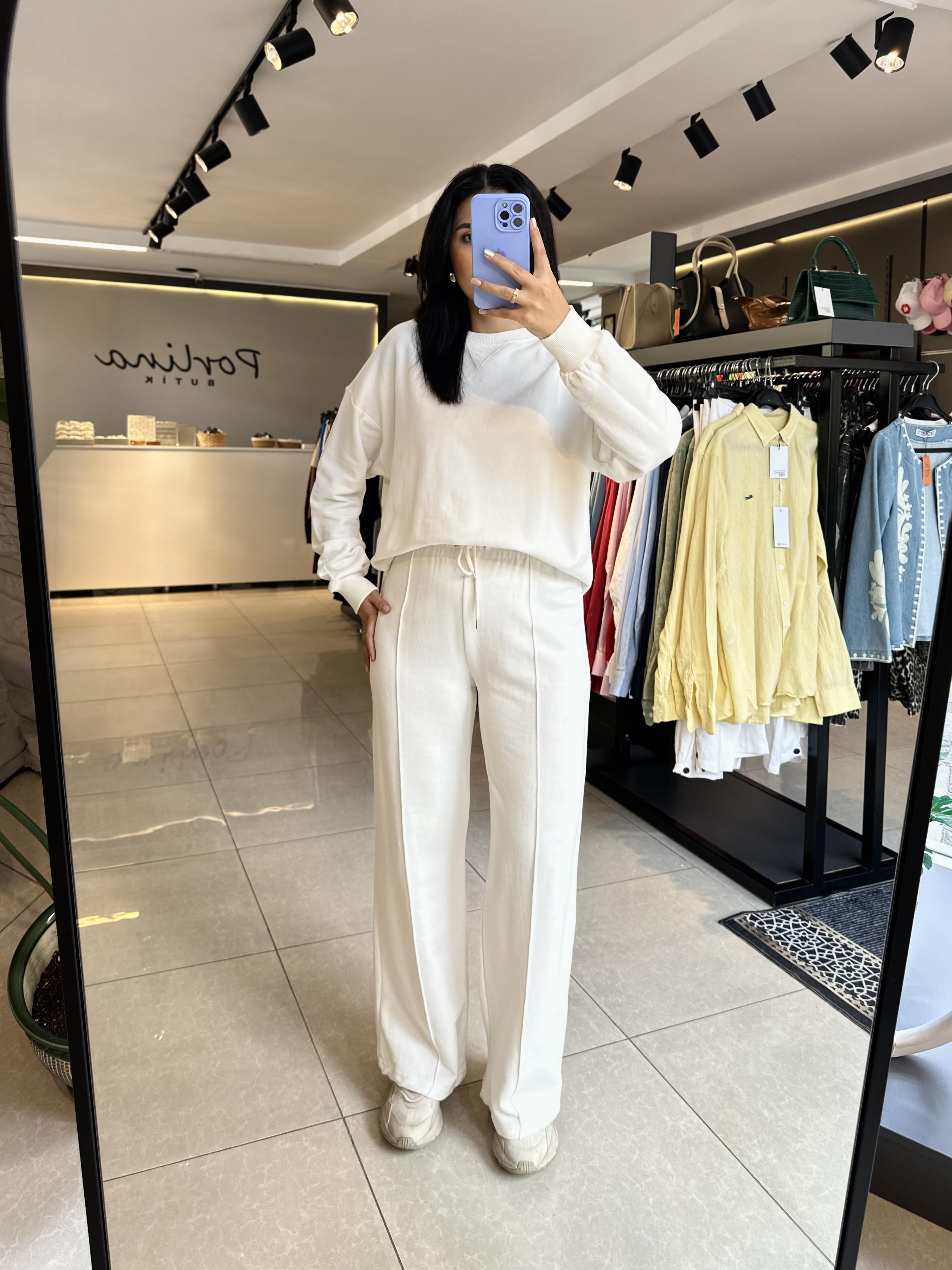 Ekru Orjinal Marka Eşofman Takımı