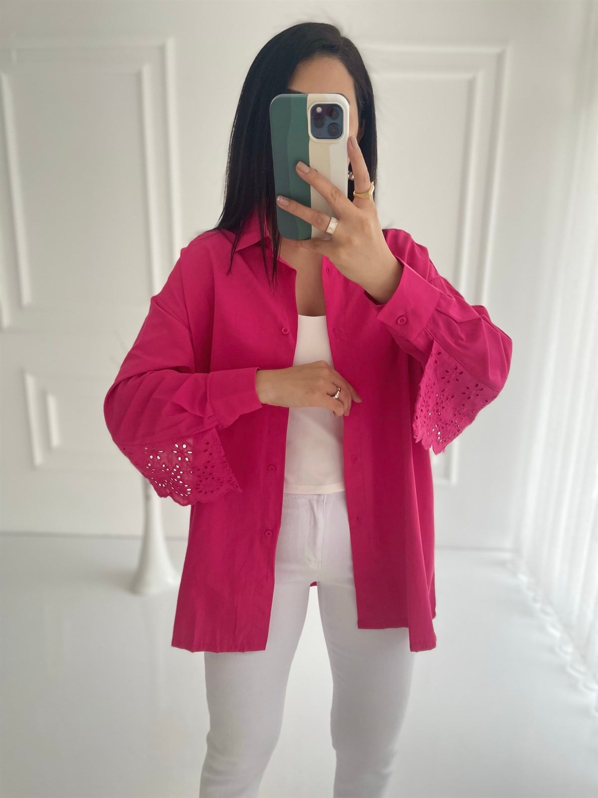 Pembe Fistolu Gömlek