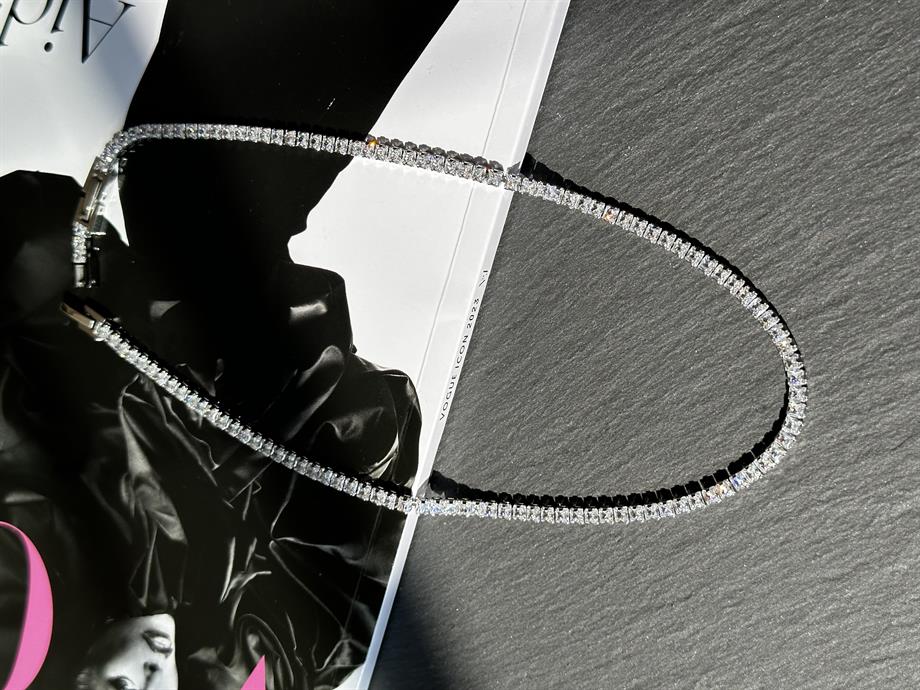 Silver Su Yolu Zirkon Kolye