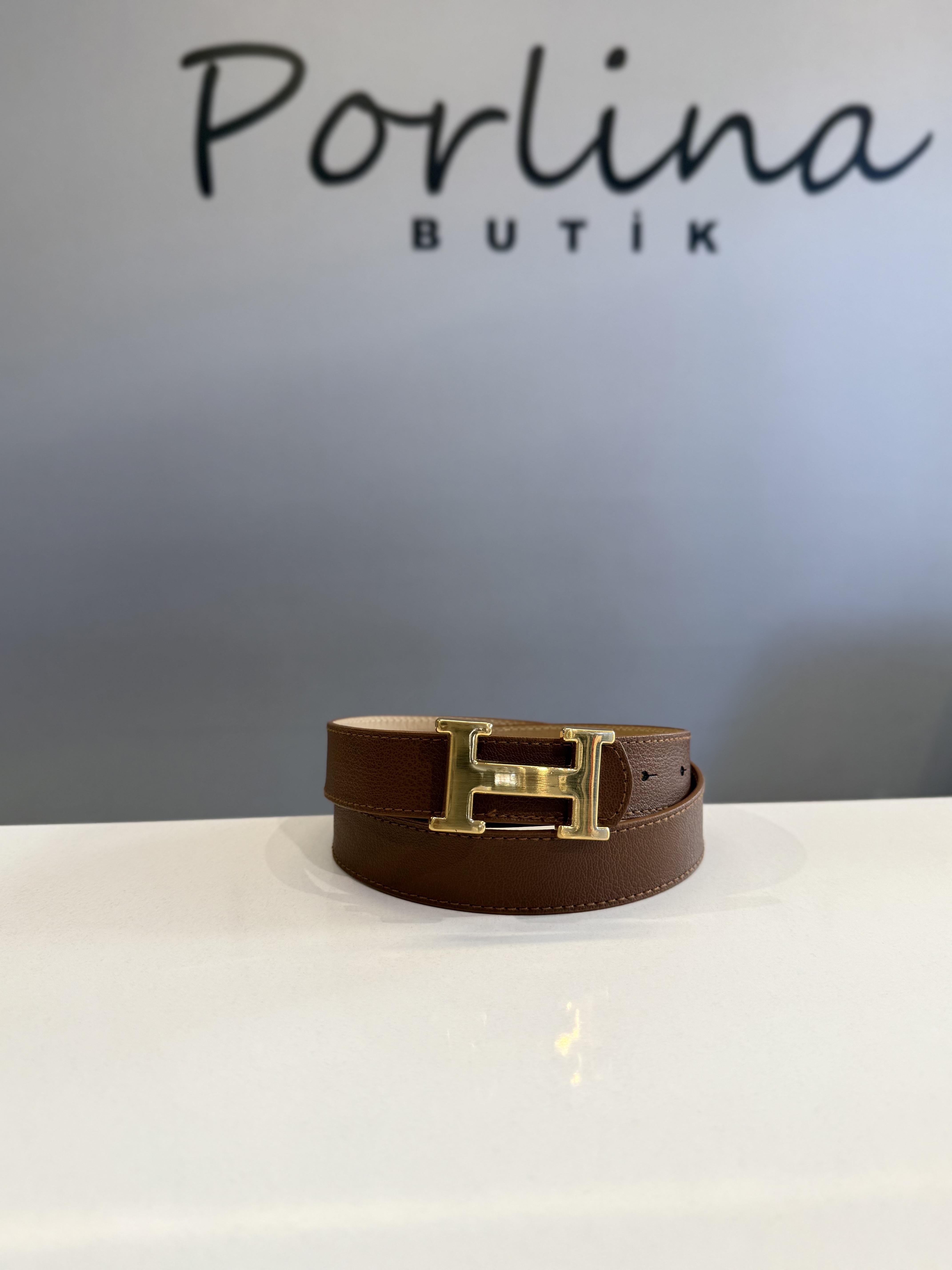 Taba Gold Tokalı Kalın Kemer