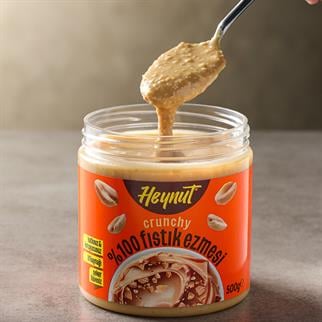 Şeker ilavesiz %100 Fıstık Ezmesi (Parçacıklı Kıvam) 500g