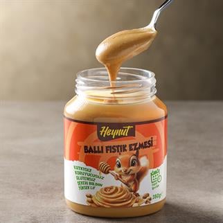 Ballı Fıstık Ezmesi (Bal ile Tatlandırılmış) 350gr