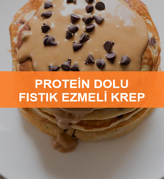 PROTEİN DOLU FISTIK EZMELİ KREP