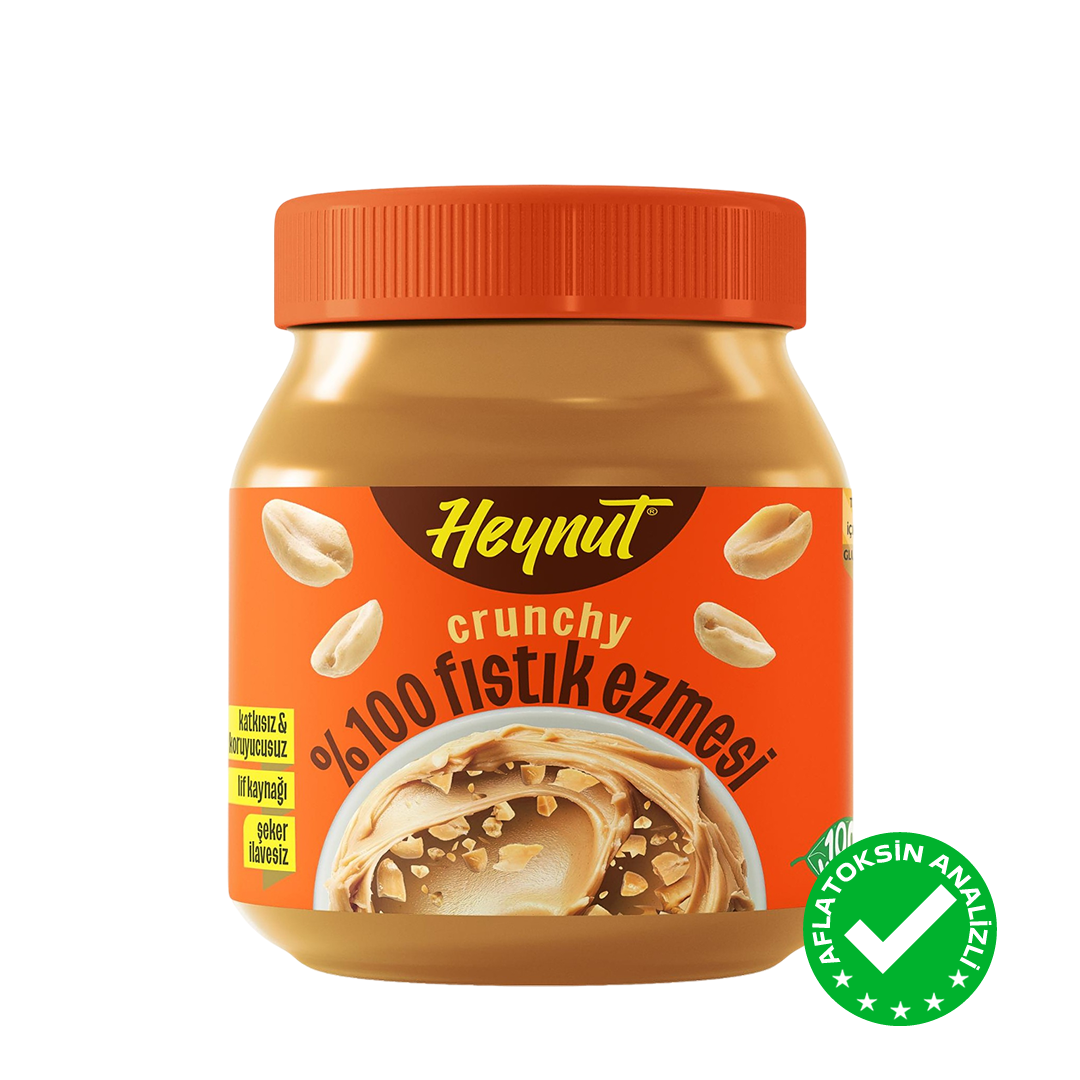 %100 Doğal Fıstık Ezmesi Crunchy 350g