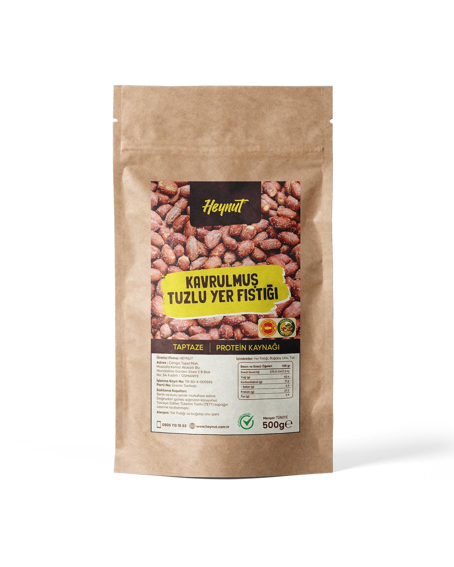 Kavrulmuş Tuzlu Fıstık 500g