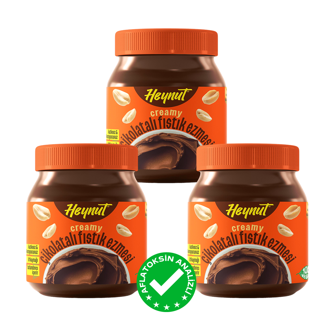 Çikolatalı Fıstık Ezmesi 350g x 3 Adet