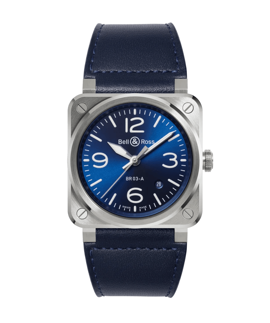 Bell & Ross BR 03 Blue Steel BR03A.BLU.ST.SCA Erkek Kol Saati