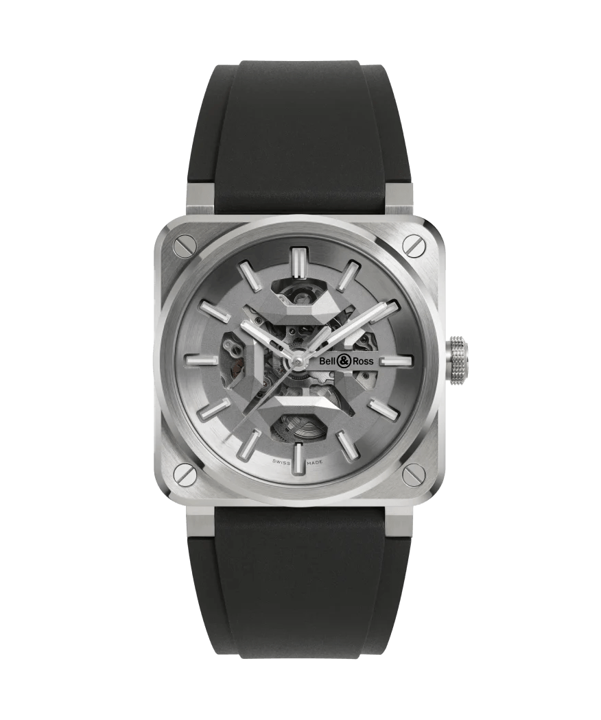 Bell & Ross BR 03 Skeleton Limitted Edition BR03A.GR.SKST.SRB Erkek Kol Saati